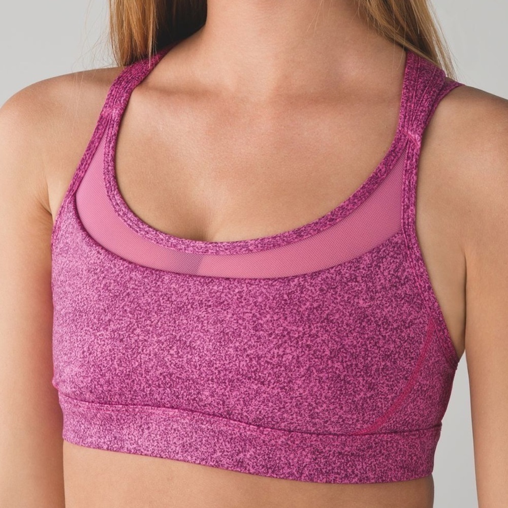 Lululemon Get Down Bra size 4
Rio Mist Pink Paradise Red Grape / Pink Paradise - Picture 2 of 9